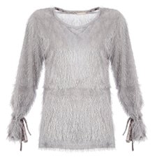 Blusa de Pelinhos Com Linho Transparência Blusa de Pelinhos Com Linho Transparência