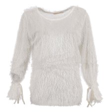 Blusa de Pelinhos Com Linho Transparência Blusa de Pelinhos Com Linho Transparência