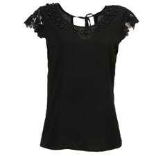 Blusa Abertura Nas Costas e Pedrarias Blusa Abertura Nas Costas e Pedrarias