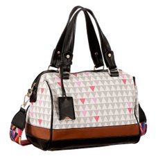 Bolsa De Ombro Bag Mosaico + Pingente Bolsa De Ombro Bag Mosaico + Pingente