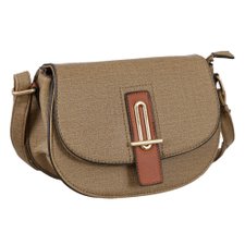 Bolsa Feminina Transversal Arredondada Estampa Alto Relevo Bolsa Feminina Transversal Arredondada Estampa Alto Relevo