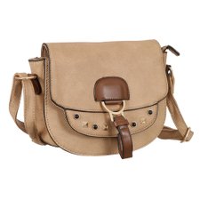 Bolsa Transversal Estampa Alto Relevo Pedrarias e Tachas Bolsa Transversal Estampa Alto Relevo Pedrarias e Tachas