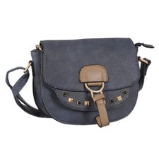 Bolsa Transversal Estampa Alto Relevo Pedrarias e Tachas Bolsa Transversal Estampa Alto Relevo Pedrarias e Tachas