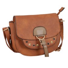 Bolsa Transversal Estampa Alto Relevo Pedrarias e Tachas Bolsa Transversal Estampa Alto Relevo Pedrarias e Tachas