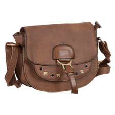 Bolsa Transversal Estampa Alto Relevo Pedrarias e Tachas Bolsa Transversal Estampa Alto Relevo Pedrarias e Tachas