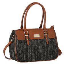 Bolsa De Ombro Estampa Têxtil Matelassê Bolsa De Ombro Estampa Têxtil Matelassê