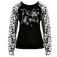 Moletom Com Strass Estampada Moletom Com Strass Estampada