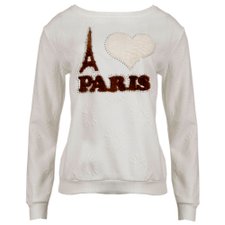 Moletom com Strass Pelos Paris Moletom com Strass Pelos Paris