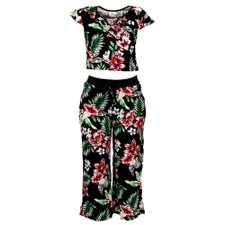 Conjunto Cropped e Calça Pantacourt Tendência Conjunto Cropped e Calça Pantacourt Tendência