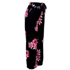 Calça Pantalona com Forro Tecido Floral Calça Pantalona com Forro Tecido Floral