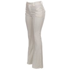 Calça Social Flare Detalhes Laterais com Botões Calça Social Flare Detalhes Laterais com Botões