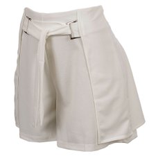 Short Saia Envelope Cintura Alta Tecido Elástico Short Saia Envelope Cintura Alta Tecido Elástico
