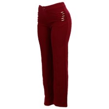 Calça Social Solta Detalhes Laterais Dourados Calça Social Solta Detalhes Laterais Dourados