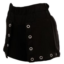 Short Envelope Cintura Alta com Detalhes Vazados Short Envelope Cintura Alta com Detalhes Vazados
