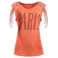 Blusa Manga Tulipa Rendada Paris Tecido Leve Blusa Manga Tulipa Rendada Paris Tecido Leve