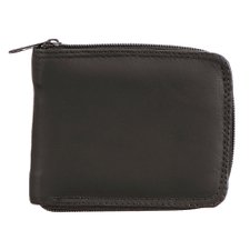 Carteira Masculina Sintética com Fecho em Zíper Carteira Masculina Sintética com Fecho em Zíper