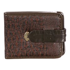 Carteira Masculina Animal Print Fechamento Lapela Carteira Masculina Animal Print Fechamento Lapela