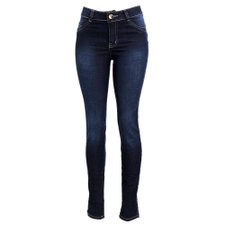 Calça Jeans Com Barra Skinny Calça Jeans Com Barra Skinny
