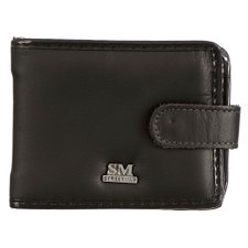 Carteira Masculina Lisa Com Botão De Pressão Carteira Masculina Lisa Com Botão De Pressão