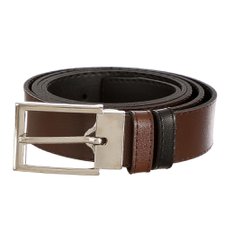 Cinto Masculino Liso Com Fivela Prateada Quadrada Cinto Masculino Liso Com Fivela Prateada Quadrada