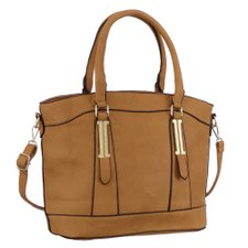 Bolsa Feminina Ombro Totem Com Detalhes Dourados Bolsa Feminina Ombro Totem Com Detalhes Dourados