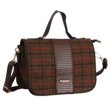 Bolsa Feminina De Mão Ou Transversal Xadrez Grid Bolsa Feminina De Mão Ou Transversal Xadrez Grid