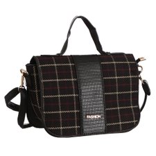 Bolsa Feminina De Mão Ou Transversal Xadrez Grid Bolsa Feminina De Mão Ou Transversal Xadrez Grid
