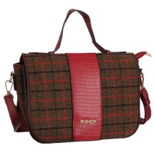 Bolsa Feminina De Mão Ou Transversal Xadrez Grid Bolsa Feminina De Mão Ou Transversal Xadrez Grid