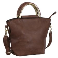 Bolsa De Mão Alça Dupla Dourada Bolsa De Mão Alça Dupla Dourada