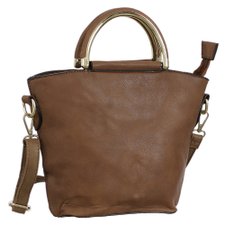 Bolsa De Mão Alça Dupla Dourada Bolsa De Mão Alça Dupla Dourada
