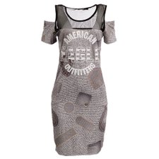 Vestido Estonado Com Decote Em Tule Vestido Estonado Com Decote Em Tule