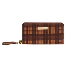 Carteira De Mão Com Estampa Príncipe De Gales E Tassel Carteira De Mão Com Estampa Príncipe De Gales E Tassel