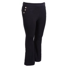 Calça Plus Size Cotton Flare Calça Plus Size Cotton Flare