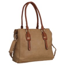 Bolsa Ombro Com Detalhes Metálicos E Alça Removível Bolsa Ombro Com Detalhes Metálicos E Alça Removível