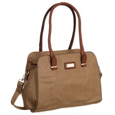 Bolsa De Ombro Estruturada Com Detalhes Dourados Bolsa De Ombro Estruturada Com Detalhes Dourados