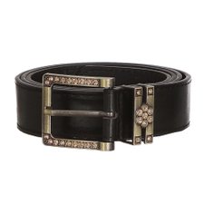 Cinto Fivela Cravejada Em Strass Ouro Velho Cinto Fivela Cravejada Em Strass Ouro Velho