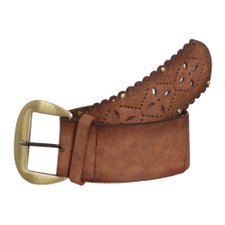 Cinto Femino Com Tachas Dourada E Vazados Cinto Femino Com Tachas Dourada E Vazados
