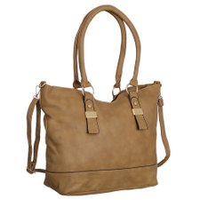 Bolsa Feminina De Ombro Com Detalhes Metálicos Bolsa Feminina De Ombro Com Detalhes Metálicos