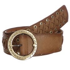 Cinto Trançado E Detalhes Vazados Dourado Cinto Trançado E Detalhes Vazados Dourado