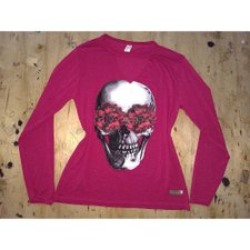 Blusa Manga Longa Com Estampa Gola Choker Blusa Manga Longa Com Estampa Gola Choker