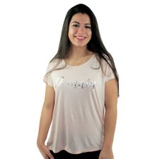 Blusa Estampada Manga Curta Blusa Estampada Manga Curta