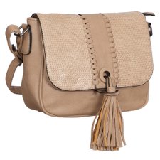 Bolsa Feminina Transversal Com Estampa Animal Print E Tassel Bolsa Feminina Transversal Com Estampa Animal Print E Tassel