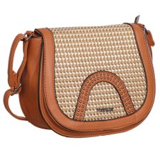 Bolsa Feminina Transversal Com Tachas E Trançados Bolsa Feminina Transversal Com Tachas E Trançados