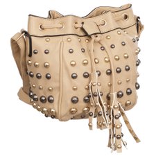 Bolsa Feminina Saco De Luxo Transversal Com Tachas E Tassel Bolsa Feminina Saco De Luxo Transversal Com Tachas E Tassel