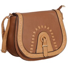Bolsa Feminina Transversal Arredondada Com Trançados Bolsa Feminina Transversal Arredondada Com Trançados