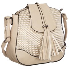 Bolsa Transversal Trançada Feminina E Tassel Bolsa Transversal Trançada Feminina E Tassel