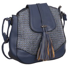 Bolsa Transversal Trançada Feminina E Tassel Bolsa Transversal Trançada Feminina E Tassel