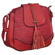 Bolsa Transversal Trançada Feminina E Tassel Bolsa Transversal Trançada Feminina E Tassel