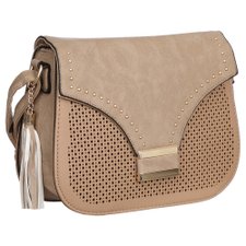 Bolsa Transversal Com Vazados E tachas Douradas Bolsa Transversal Com Vazados E tachas Douradas