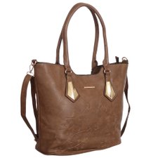Bolsa Totem Feminina Com Estampa Alto Relevo Floral Bolsa Totem Feminina Com Estampa Alto Relevo Floral